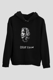 Billie Eilish Baskılı Unisex Siyah Hoodie