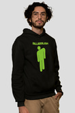 Billie Eilish Baskılı Unisex Siyah Hoodie