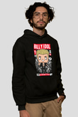 Billy Idol Baskılı Unisex Siyah Hoodie