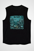 Billy Talent Baskılı Unisex Siyah Kolsuz Tişört