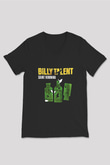Billy Talent Baskılı Unisex Siyah V Yaka Tişört