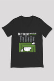 Billy Talent Baskılı Unisex Siyah V Yaka Tişört