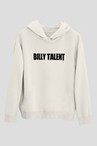 Billy Talent Beyaz Unisex Kapşonlu Sweatshirt
