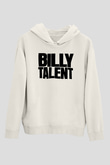 Billy Talent Beyaz Unisex Kapüşonlu Sweatshirt