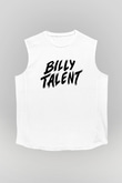 Billy Talent Beyaz Unisex Kolsuz Tişört