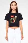 Billy Talent Siyah Crop Top Tişört