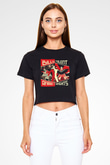 Billy Talent Siyah Crop Top Tişört