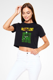 Billy Talent Siyah Crop Top Tişört