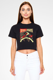 Billy Talent Siyah Crop Top Tişört