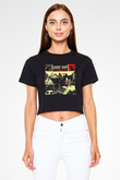 Billy Talent Siyah Crop Top Tişört