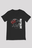 Billy Talent Siyah Unisex V Yaka Tişört T-Shirt