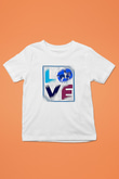 Binicilik Baskılı Unisex Beyaz Çocuk Tişört - Tshirt