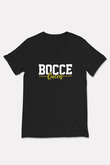 Binicilik - Riding Baskılı Unisex Siyah V Yaka Tişört