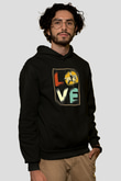 Binicilik - Riding Baskılı Unisex Siyah Hoodie