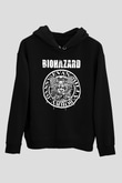 Biohazard Siyah Unisex Kapüşonlu Sweatshirt