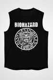 Biohazard Siyah Unisex Kolsuz Tişört