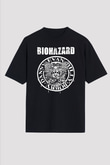 Biohazard Siyah Unisex Oversize Tişört T-Shirt