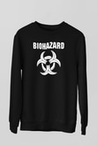 Biohazard Siyah Unisex Sweatshirt