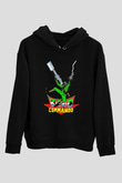 Bionic Commando Siyah Unisex Hoodie