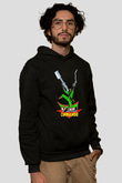 Bionic Commando Siyah Unisex Hoodie