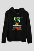 Bionic Commando Siyah Unisex Hoodie