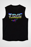 Bionic Commando Siyah Unisex  Kolsuz Tişört