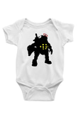 Bioshock James Baskılı Beyaz Unisex Bebek Body - Zıbın