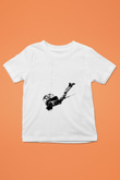 Bioshock James Baskılı Beyaz Unisex Beyaz Çocuk Tişört - Tshirt