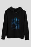 Bioshock James Baskılı Unisex Siyah Kapüşonlu Sweatshirt