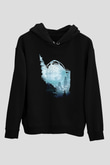 Bioshock James Baskılı Unisex Siyah Kapüşonlu Sweatshirt