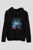 Bioshock James Baskılı Unisex Siyah Kapüşonlu Sweatshirt