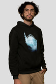 Bioshock James Baskılı Unisex Siyah Kapüşonlu Sweatshirt