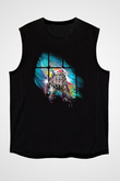 Bioshock James Baskılı Unisex Siyah Kolsuz Tişört - Tshirt