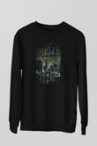 Bioshock James Baskılı Unisex Siyah Sweatshirt