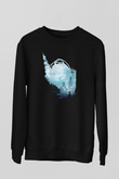 Bioshock James Baskılı Unisex Siyah Sweatshirt