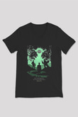 Bioshock James Baskılı Unisex Siyah V Yaka Tişört - Tshirt