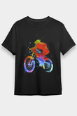 Bisiklet Siyah Unisex Tişört T-Shirt - TişörtFabrikası