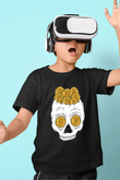 Bitcoin Baskılı Unisex Siyah Çocuk Tişört - Tshirt