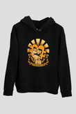 Bitcoin Baskılı Unisex Siyah Hoodie
