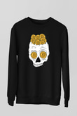 Bitcoin Baskılı Unisex Siyah Sweatshirt