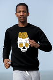Bitcoin Baskılı Unisex Siyah Sweatshirt