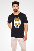 Bitcoin Baskılı Unisex Siyah Tişört - Tshirt