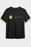 Bitcoin Baskılı Unisex Siyah Tişört - Tshirt