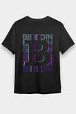 Bitcoin Baskılı Unisex Siyah Tişört - Tshirt