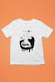 Björk Baskılı Beyaz Unisex Beyaz Çocuk Tişört - Tshirt