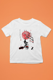 Black Clover Baskılı Beyaz Unisex Beyaz Çocuk Tişört - Tshirt
