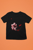 Black Clover Baskılı Unisex Siyah Çocuk Tişört - Tshirt