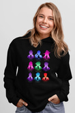 Black Clover Baskılı Unisex Siyah Hoodie