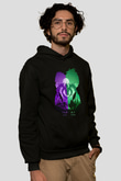 Black Clover Baskılı Unisex Siyah Hoodie