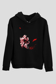 Black Clover Baskılı Unisex Siyah Hoodie